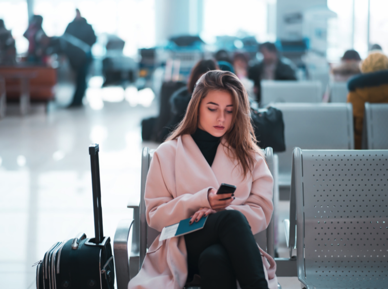Erasmus en el aeropuerto